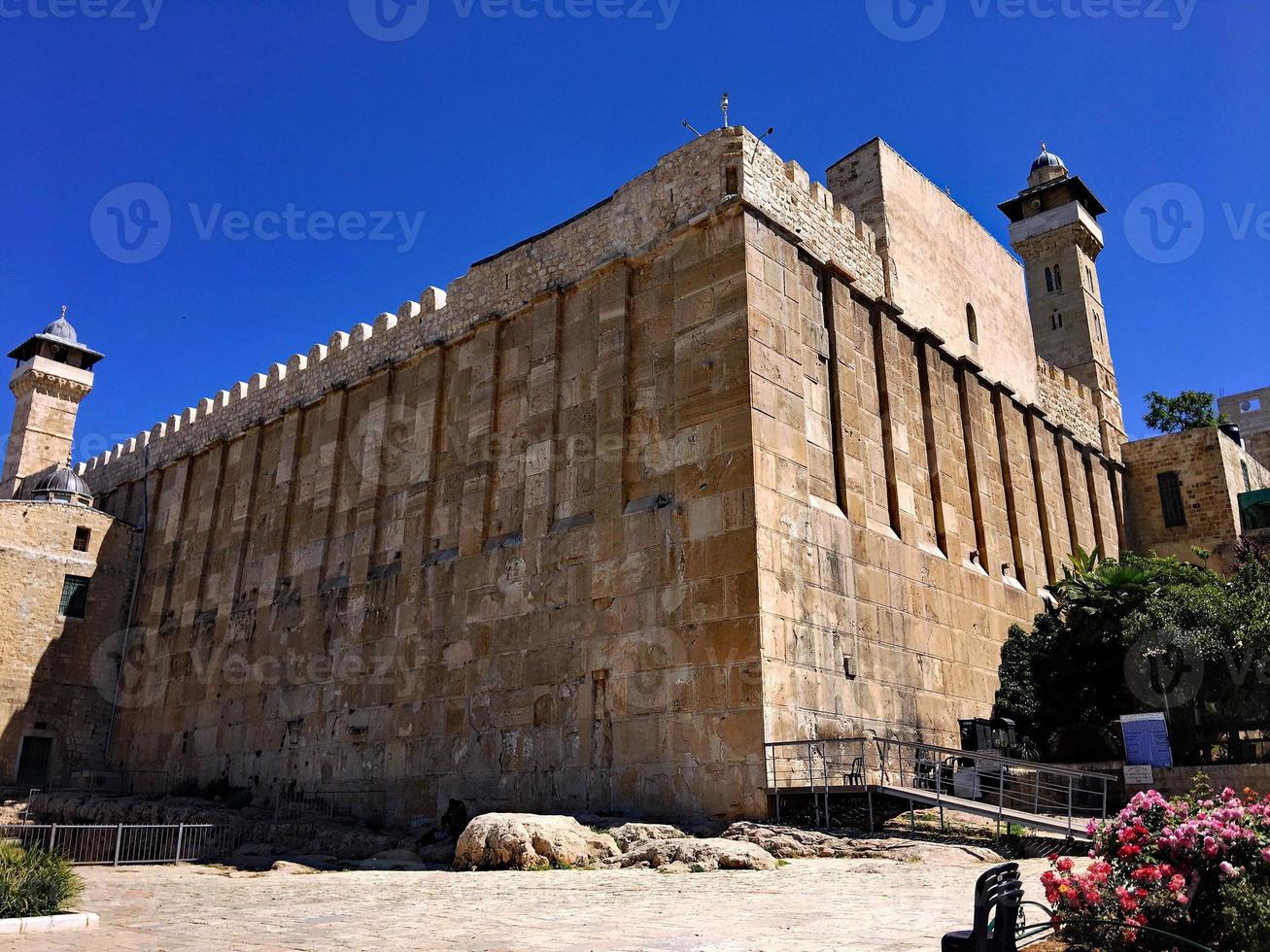 A view of the Tombs of the Patriarchs in Hebroan photo