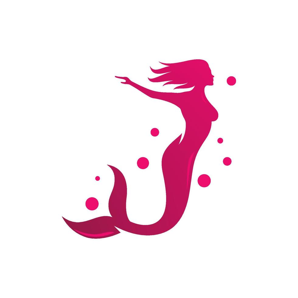 Mermaid vector illustration design