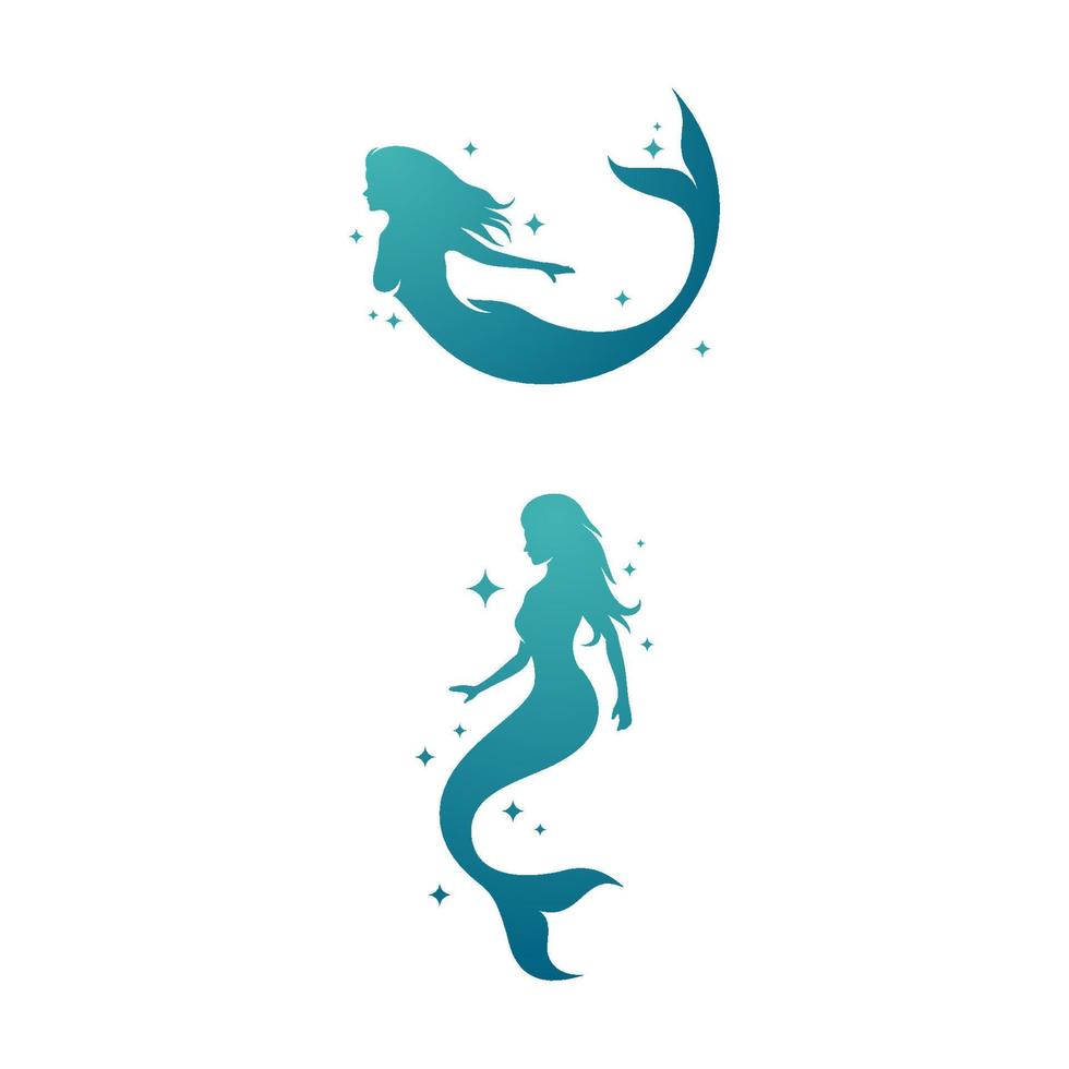 Mermaid vector illustration design