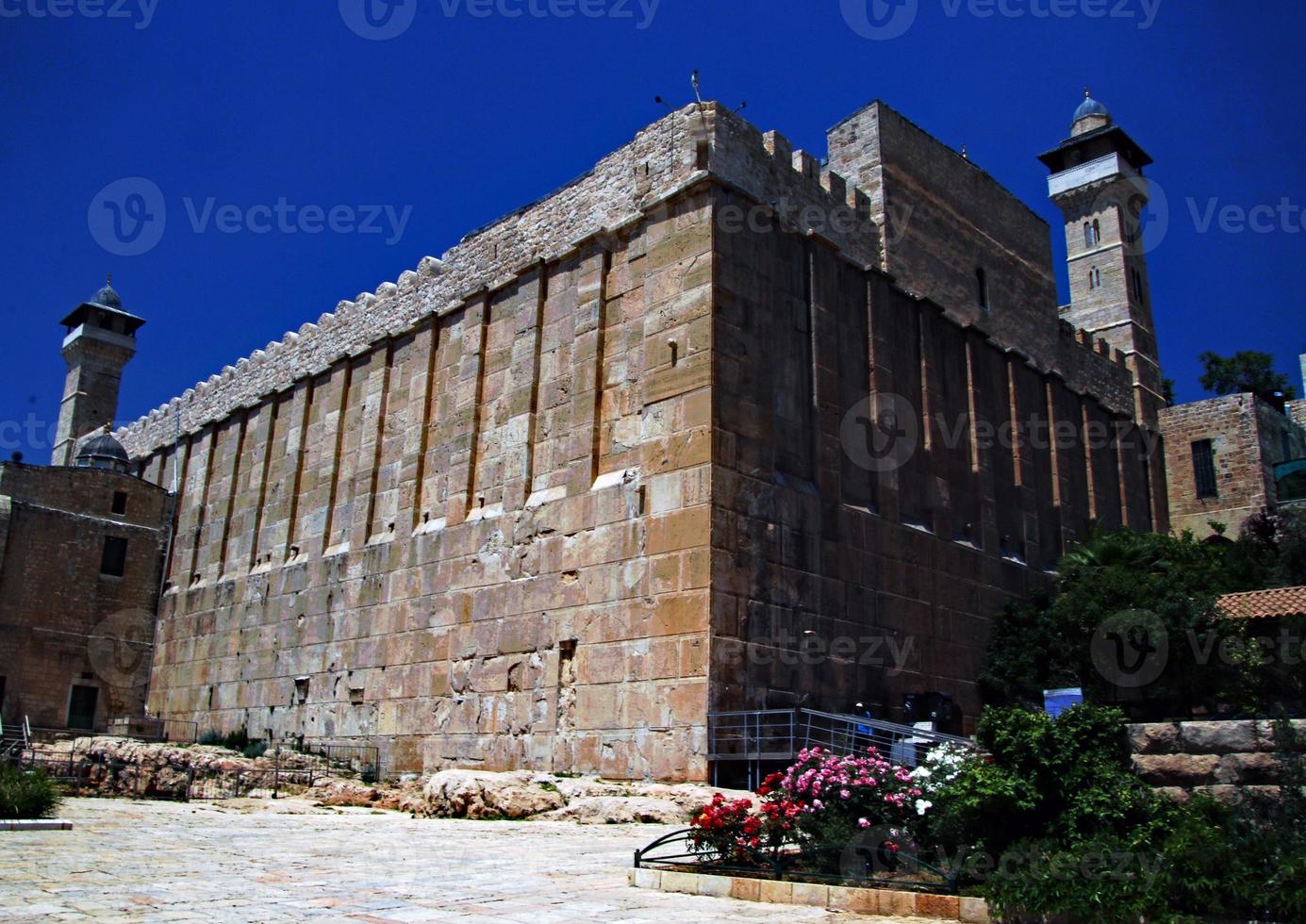 A view of the Tombs of the Patriarchs in Hebroan photo