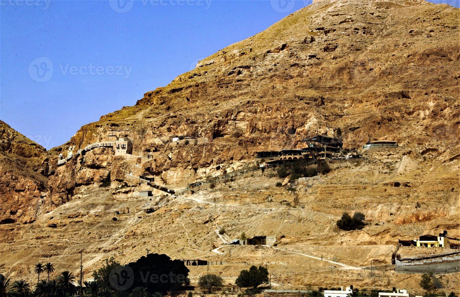 A view of the old town of Jericho in Israel photo