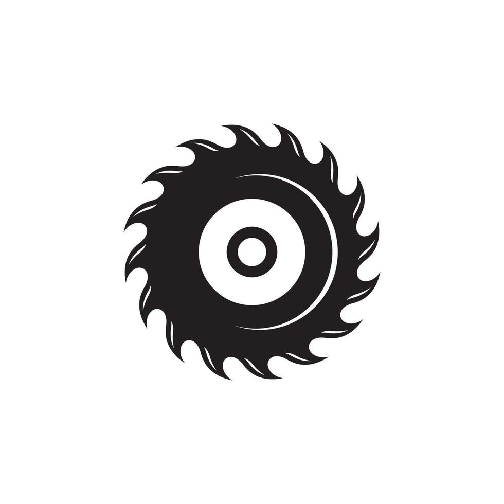 Industrial saw vector illustration icon