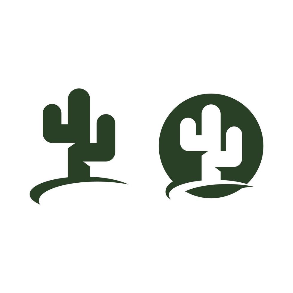 Cactus Icon design template vector