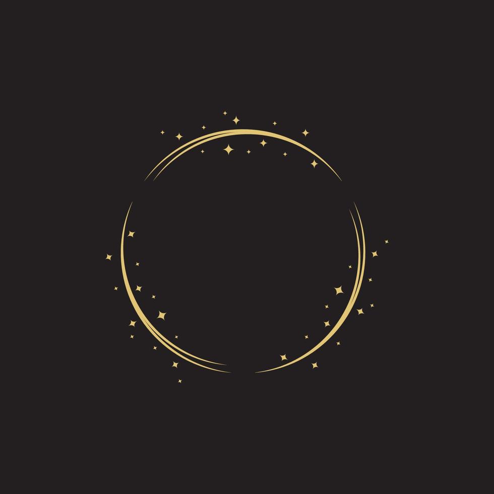 Circle star Vector icon design illustrat