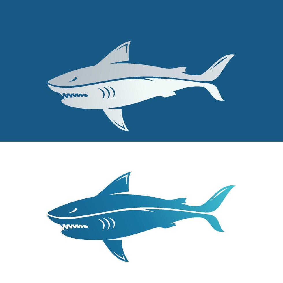 Shark illustration icon designTemplate vector