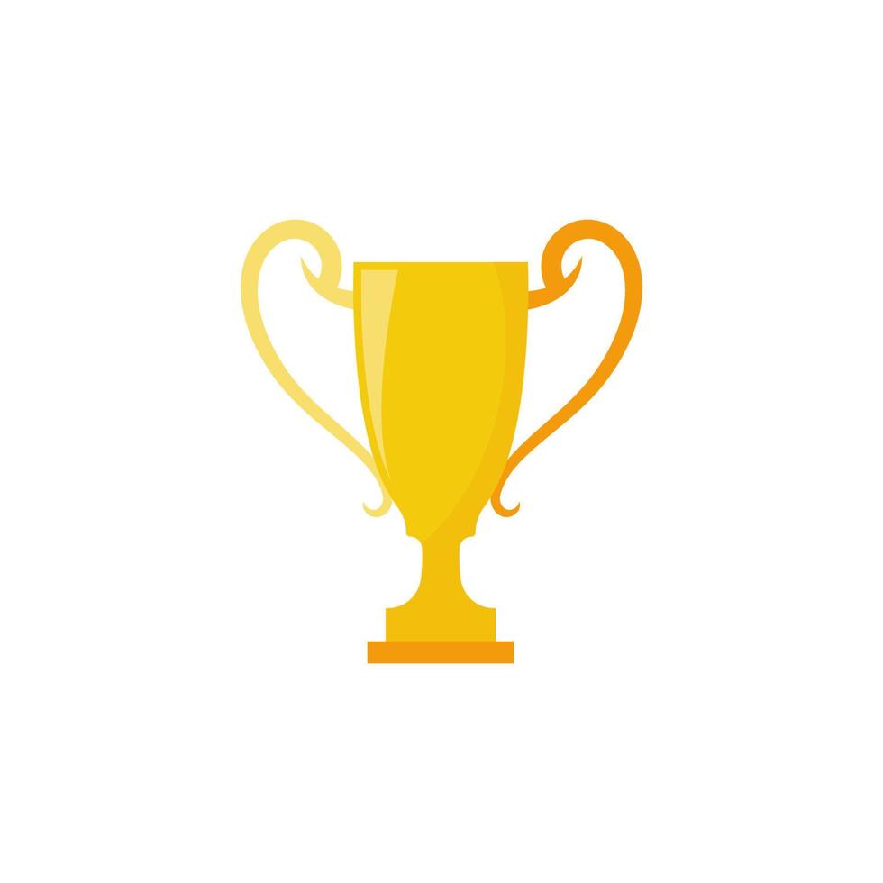 Trophy Vector icon design illustration