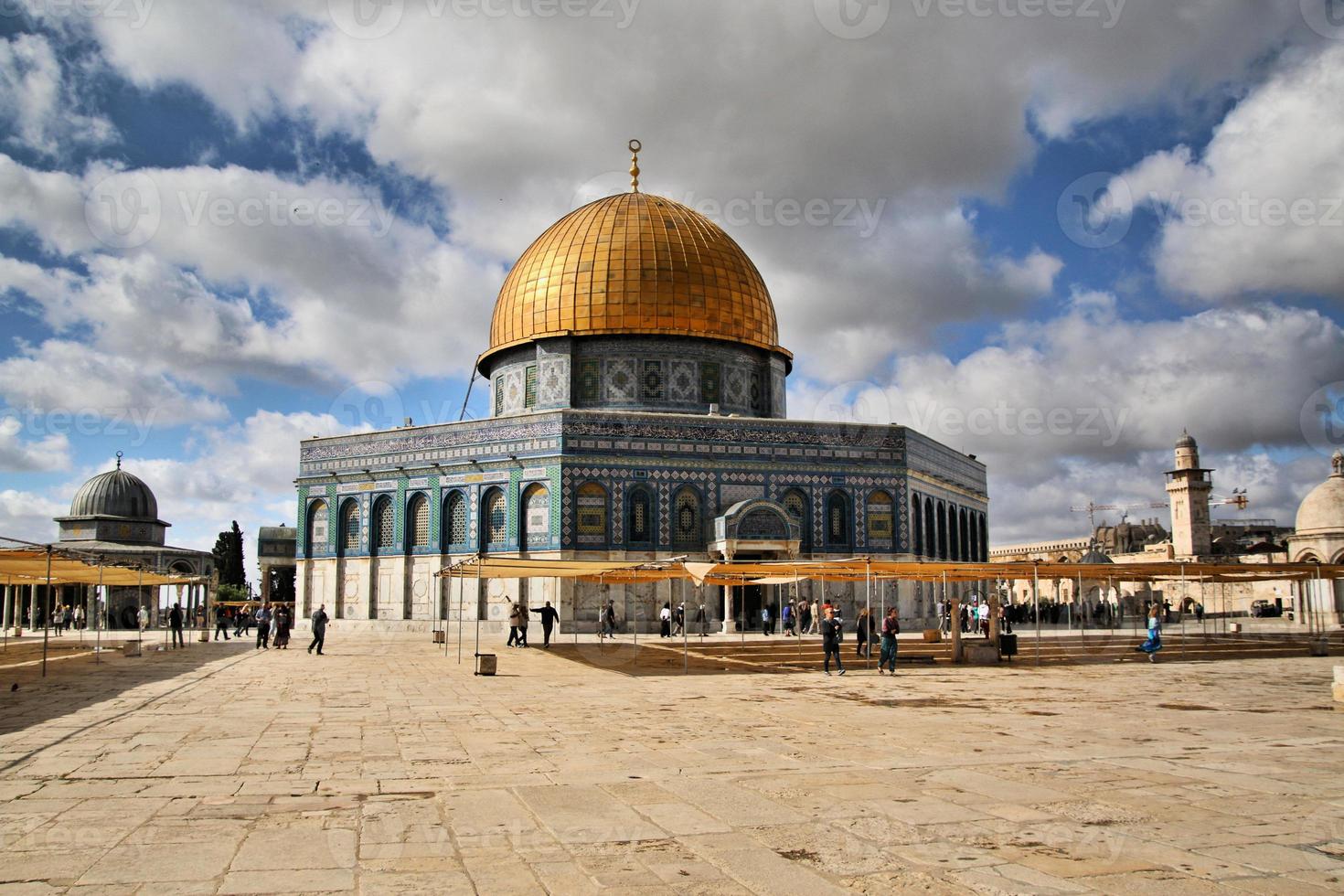 A view of the Dome of the Rock in Jerusalem photo