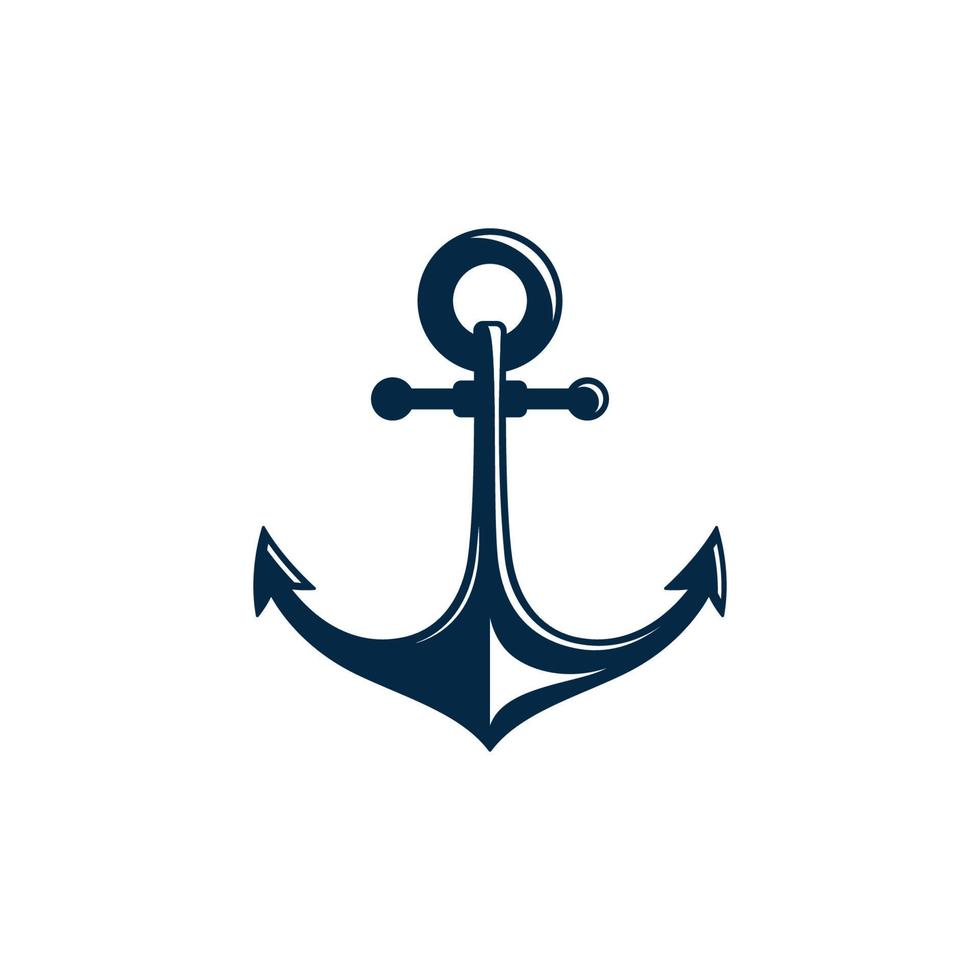 Anchor icon Logo Template vector