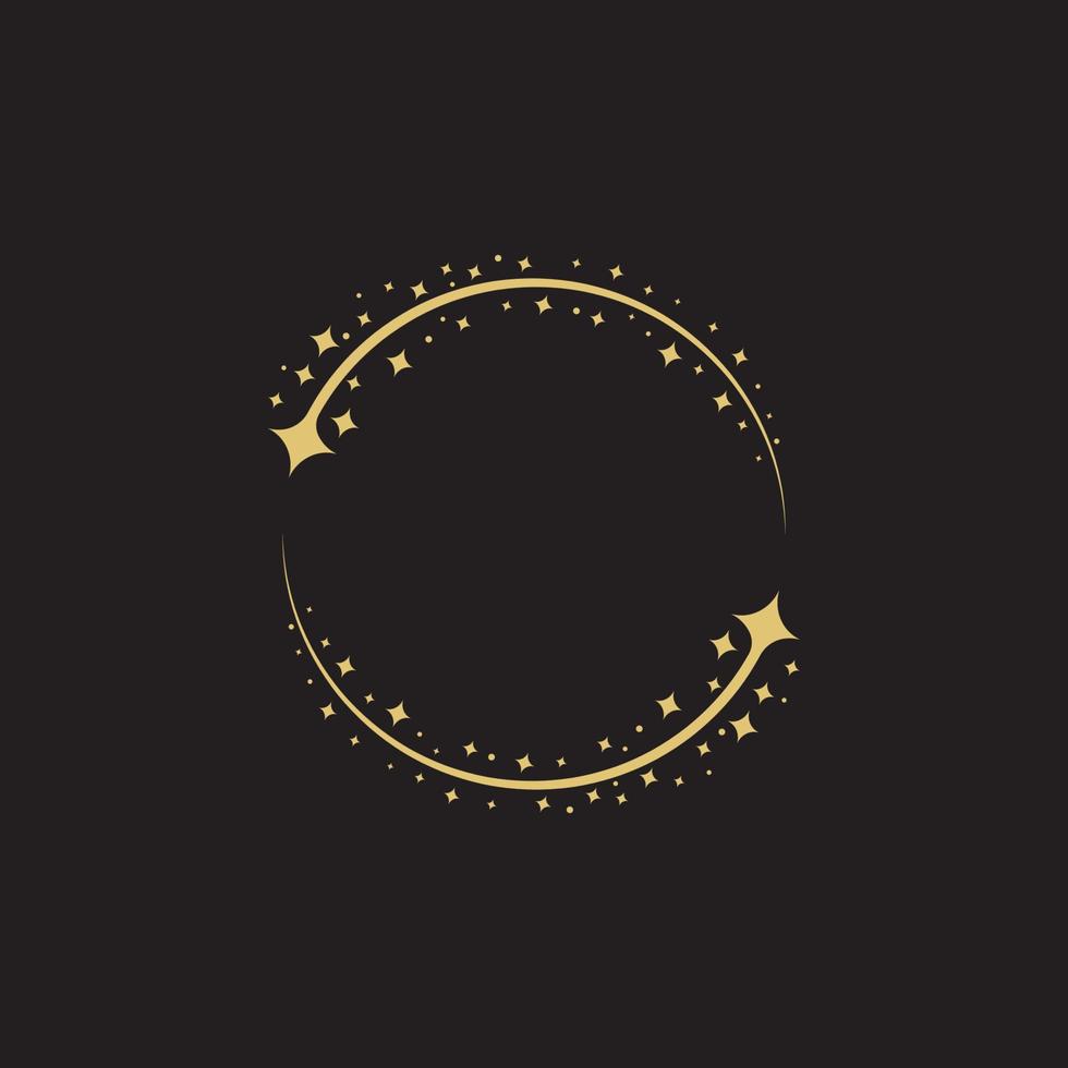 Circle star Vector icon design illustrat