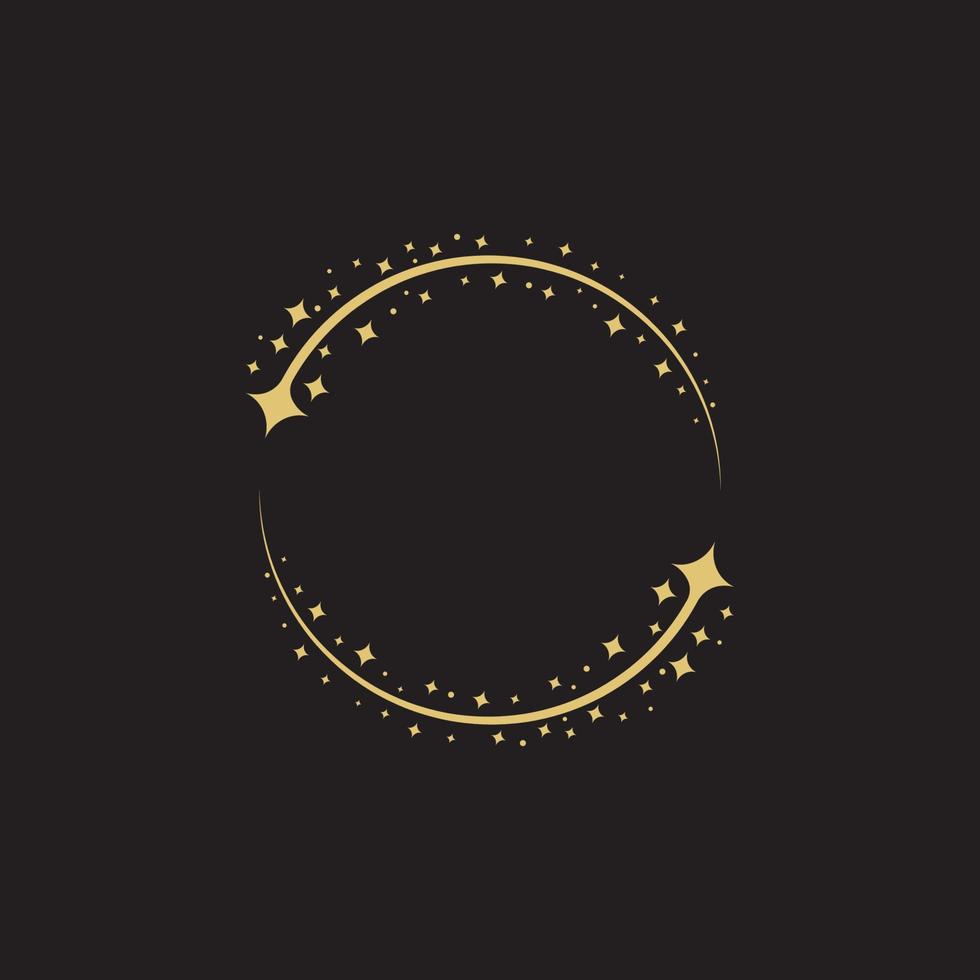 Circle star Vector icon design illustrat