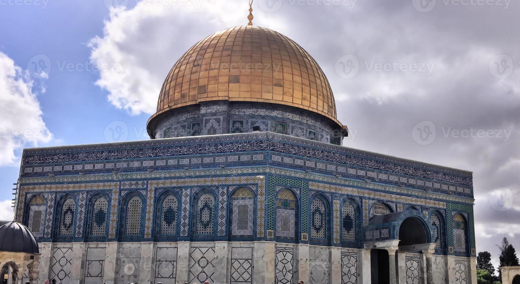 A view of the Dome of the Rock in Jerusalem photo