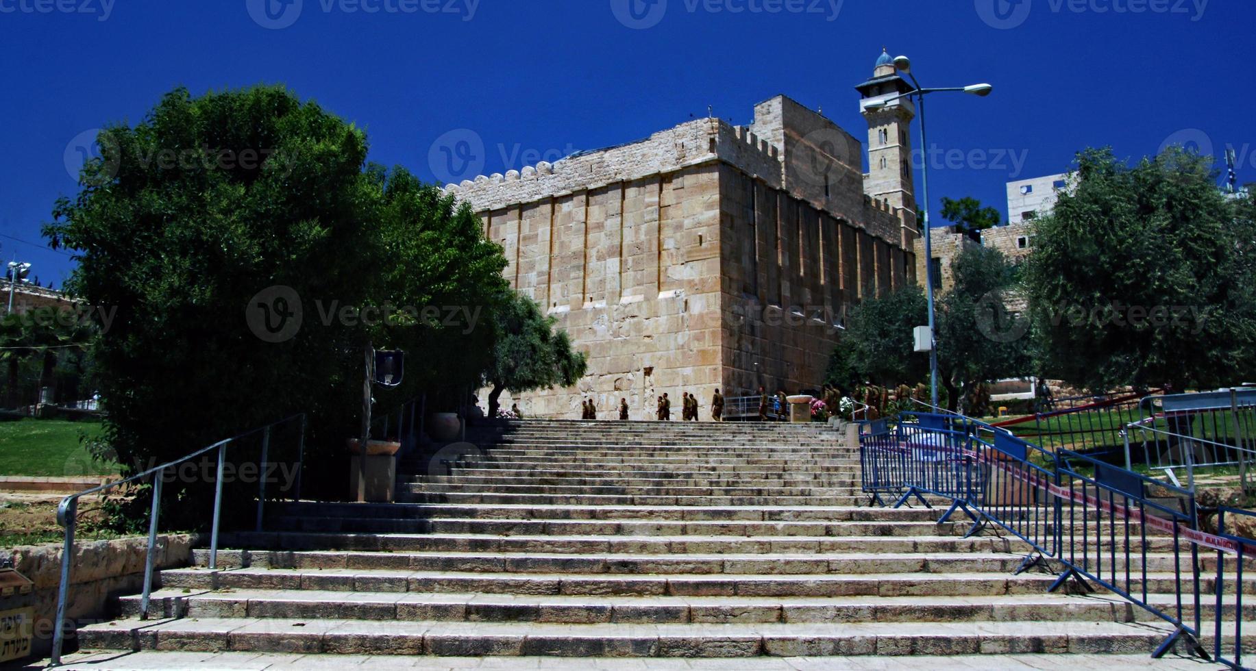 A view of the Tombs of the Patriarchs in Hebroan photo