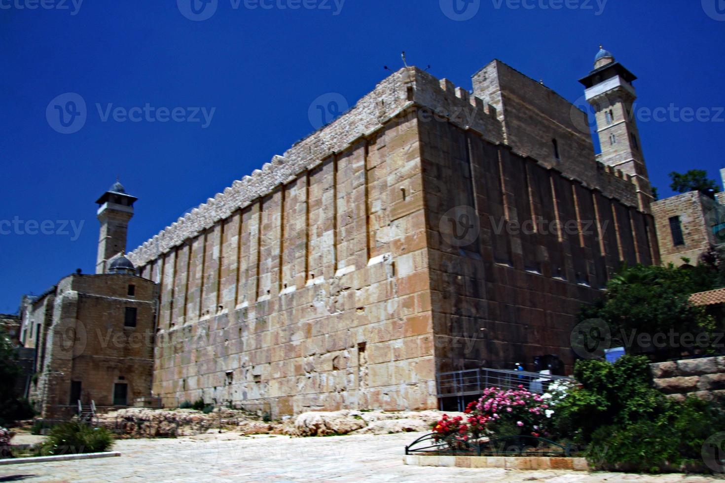 A view of the Tombs of the Patriarchs in Hebroan photo