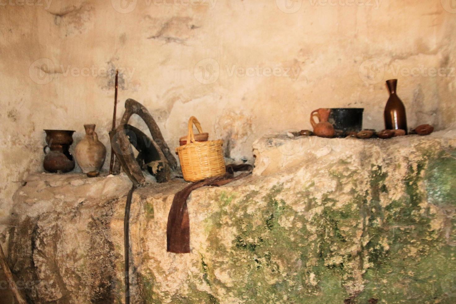 una vista de la aldea de nazareth en israel foto