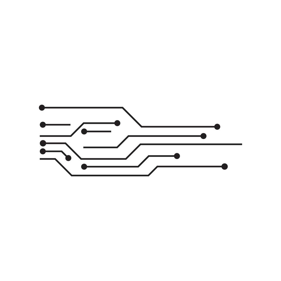 Circuit technology illustration vector
