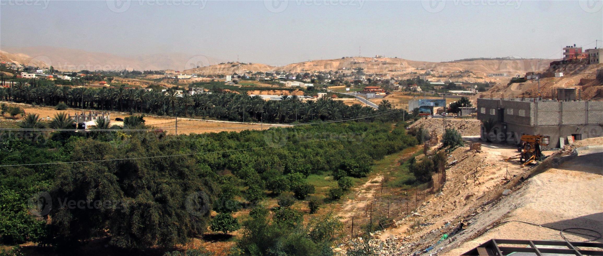 A view of the old town of Jericho in Israel photo