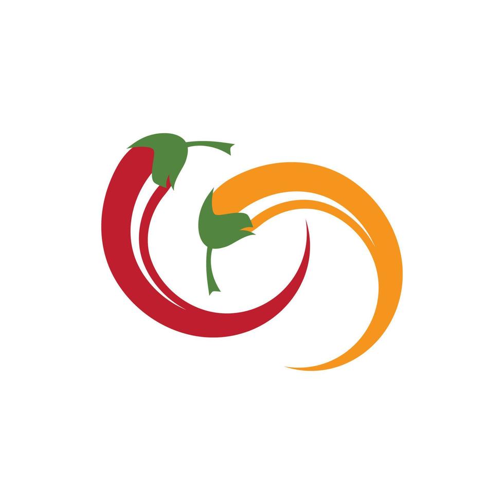 Chili logo vector ilustration