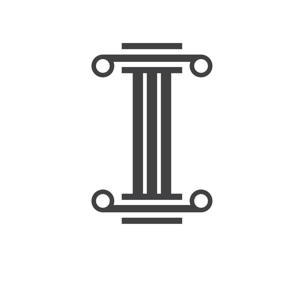 vector de logotipo de columna