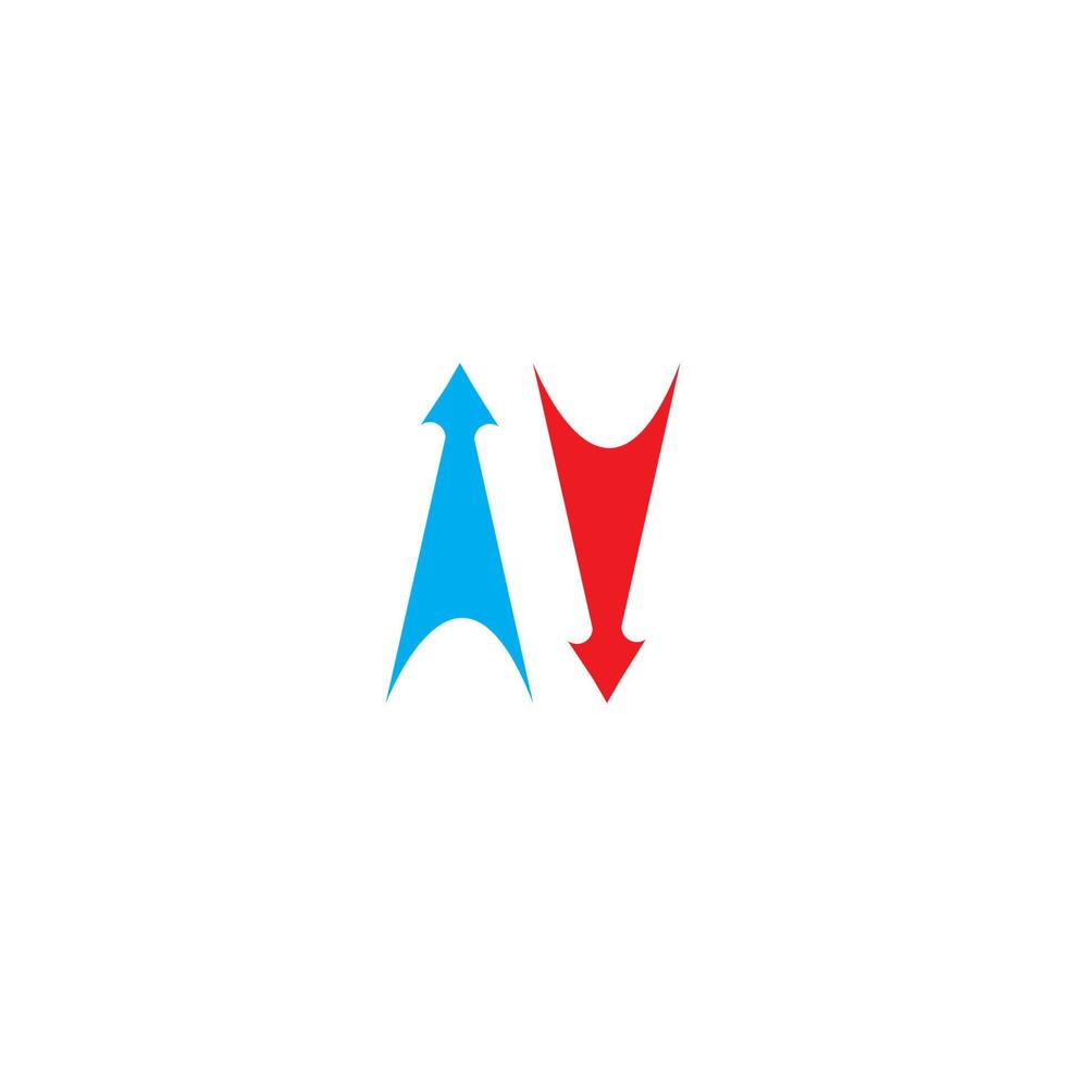 Arrow ilustration logo vector