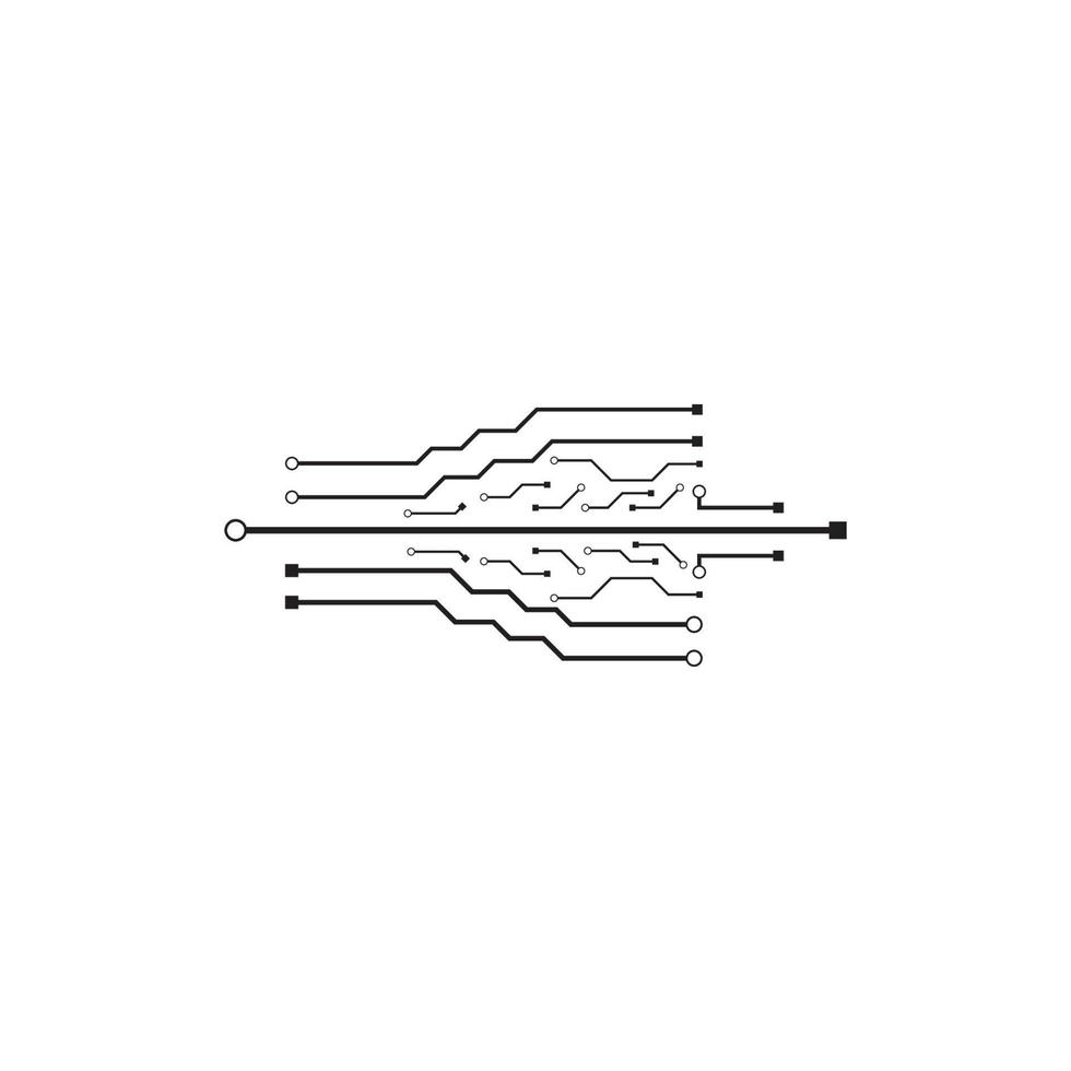 ilustración de tecnología de circuito vector