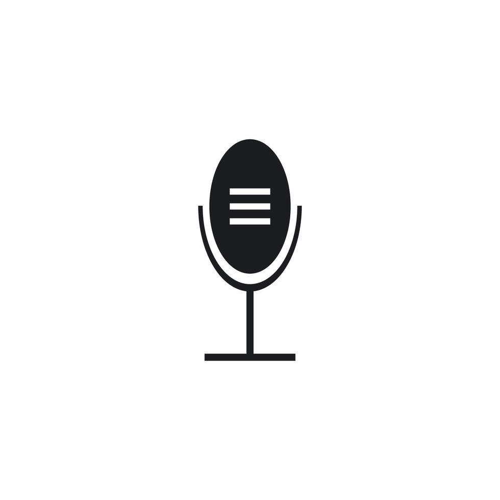 microphone icon vector