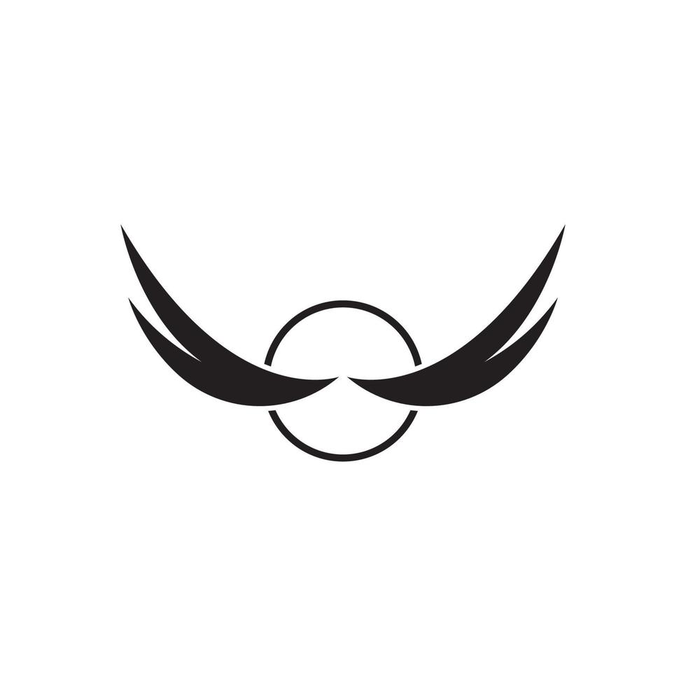 Wing logo symbol vecto vector