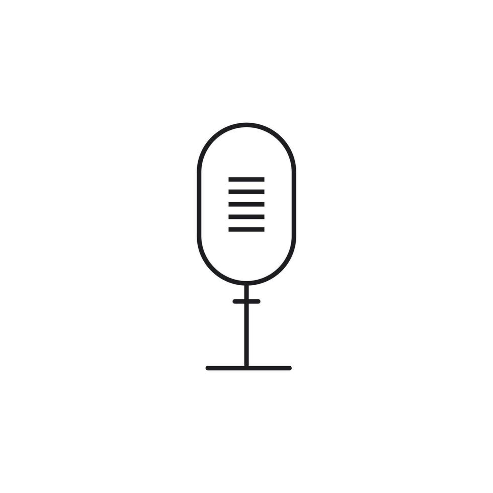 vector icono de micrófono