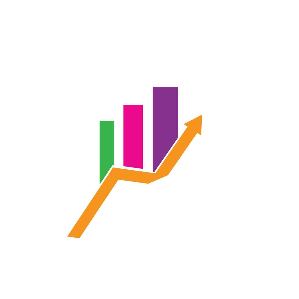 logotipo profesional de finanzas comerciales vector
