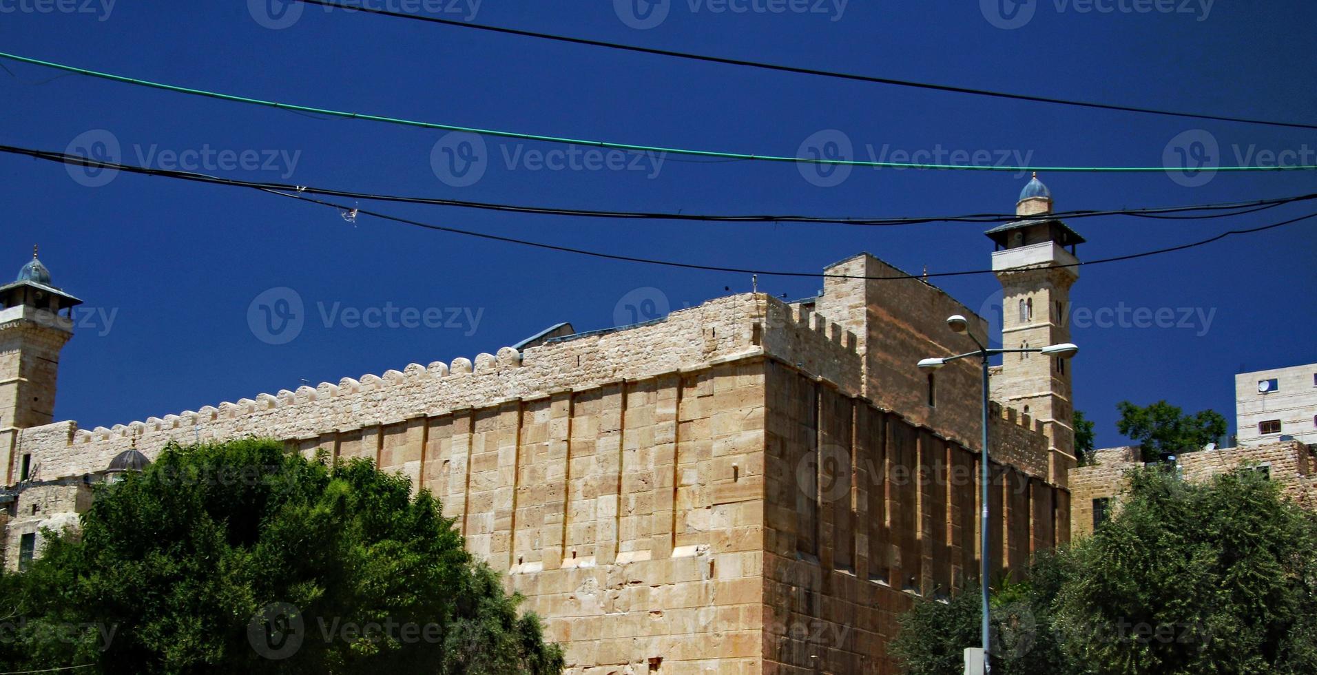 A view of the Tombs of the Patriarchs in Hebroan photo