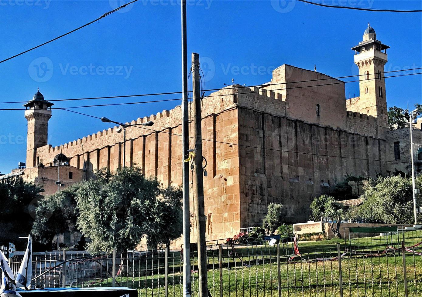A view of the Tombs of the Patriarchs in Hebroan photo
