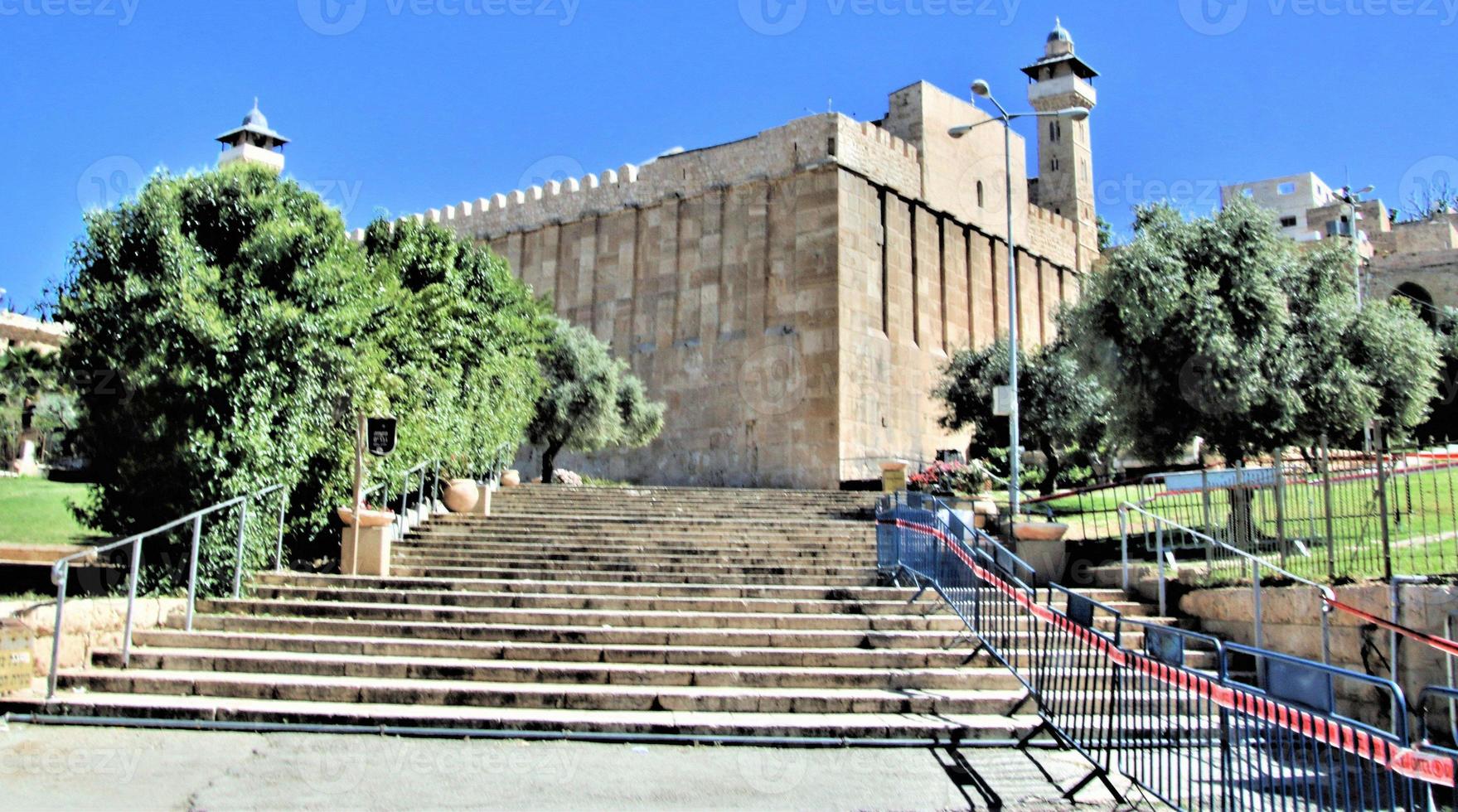 A view of the Tombs of the Patriarchs in Hebroan photo