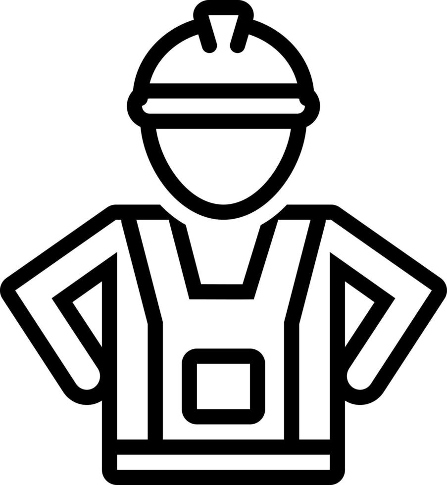 line icon for labor vector