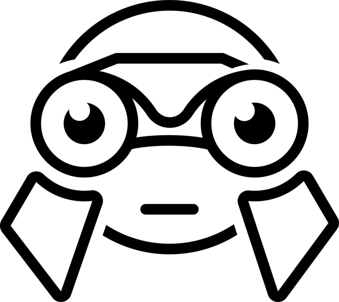 line icon for obervation vector