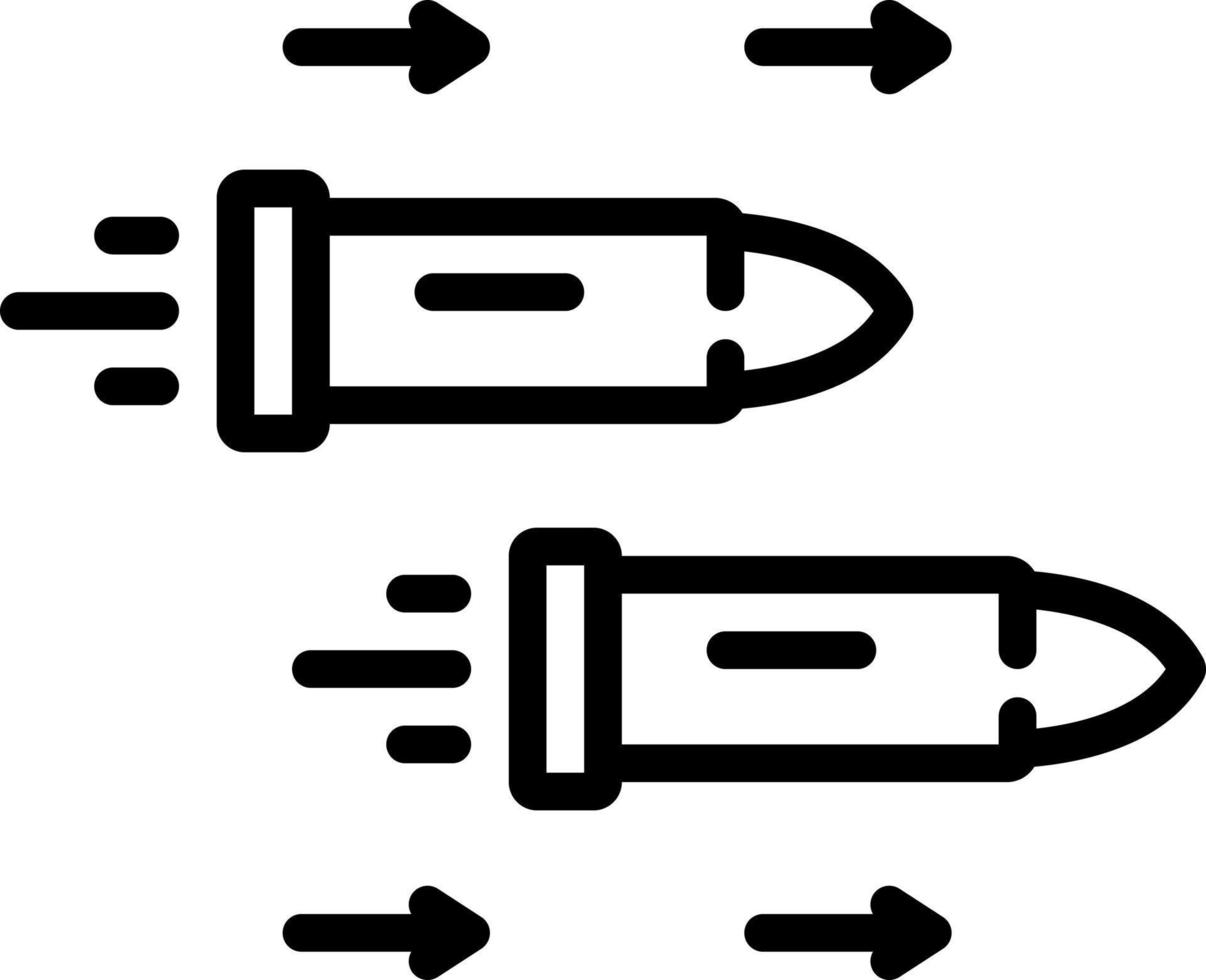 icono de línea para rápidamente vector