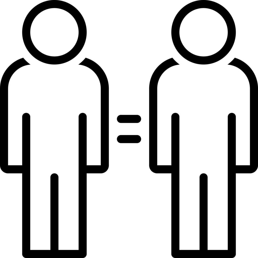 line icon for same vector
