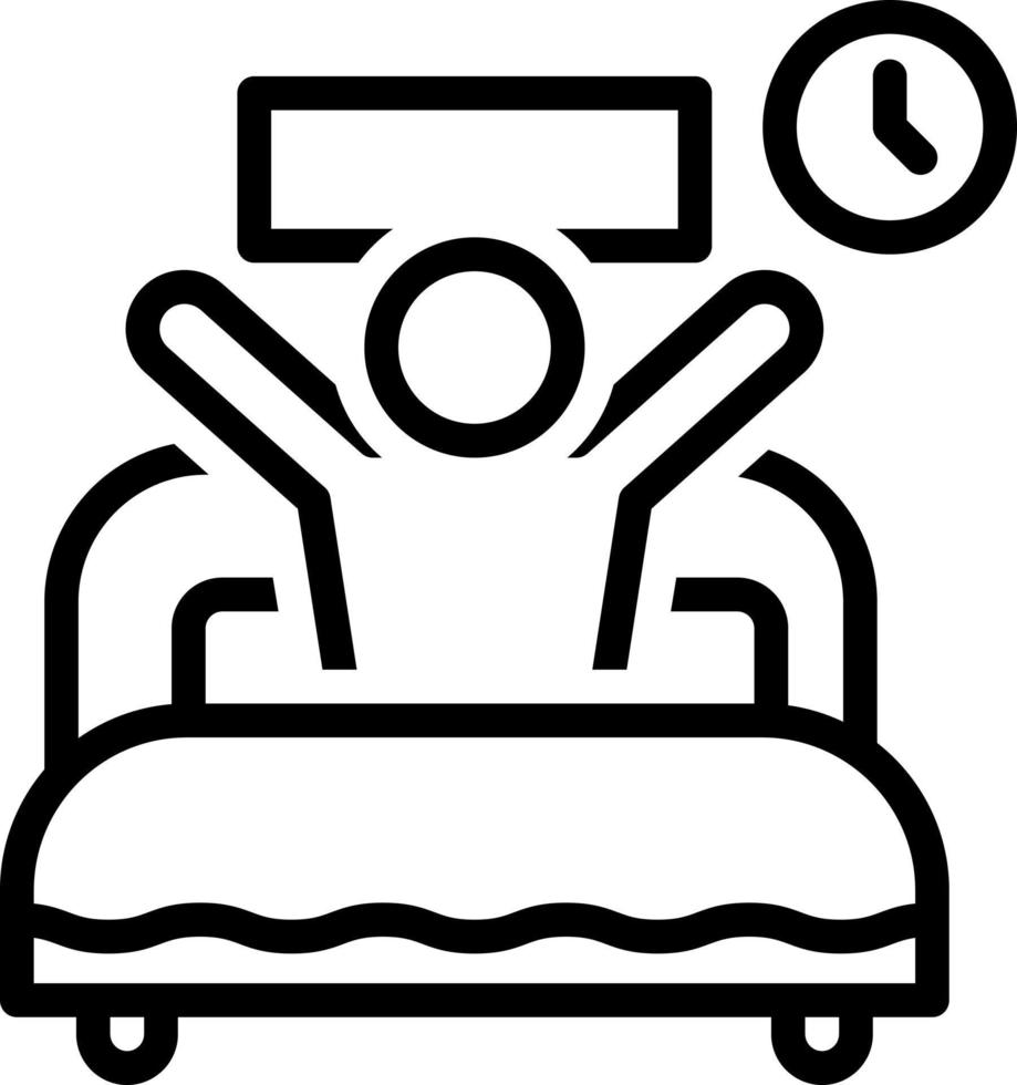 line icon for wake vector