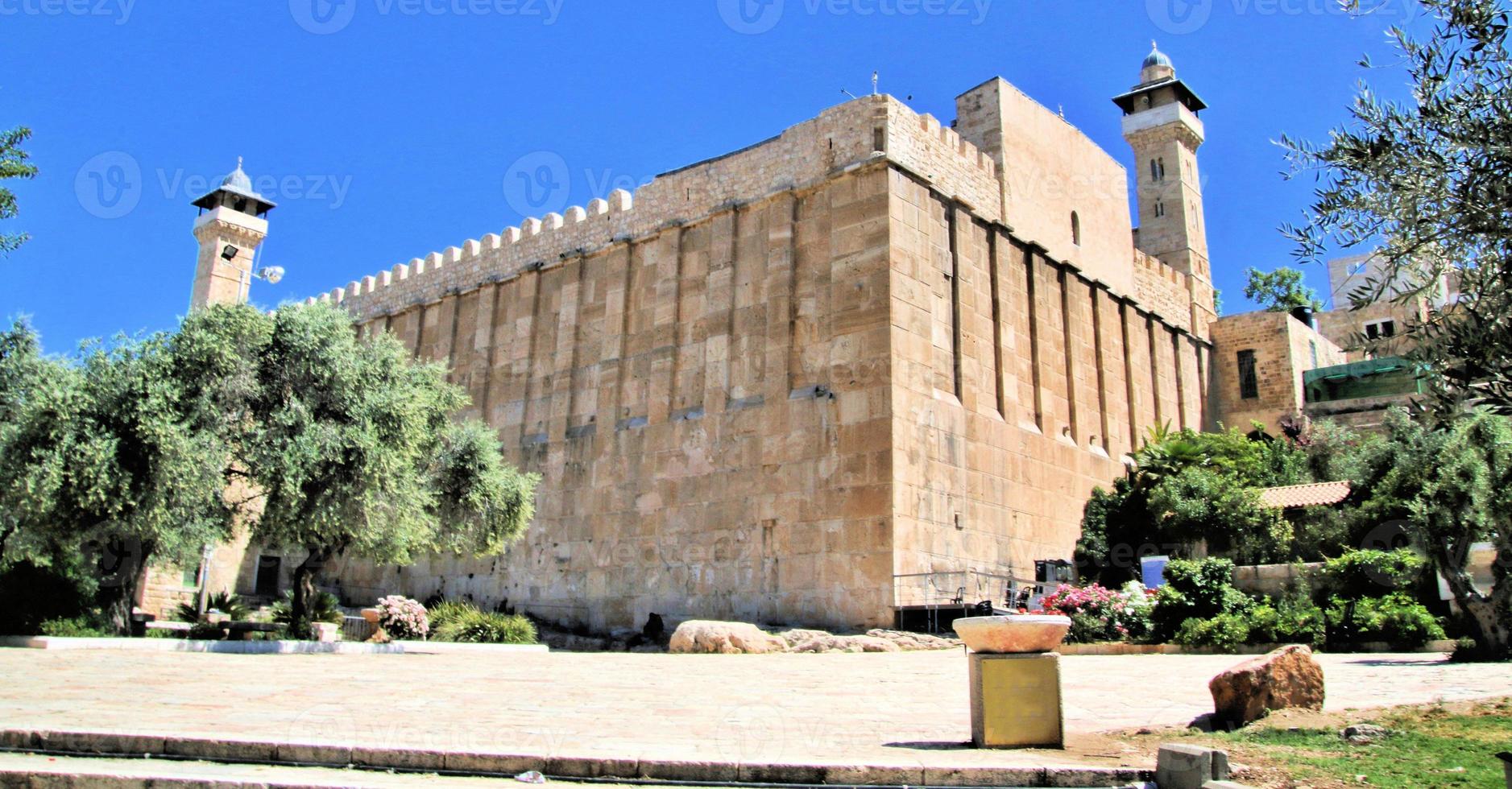 A view of the Tombs of the Patriarchs in Hebroan photo