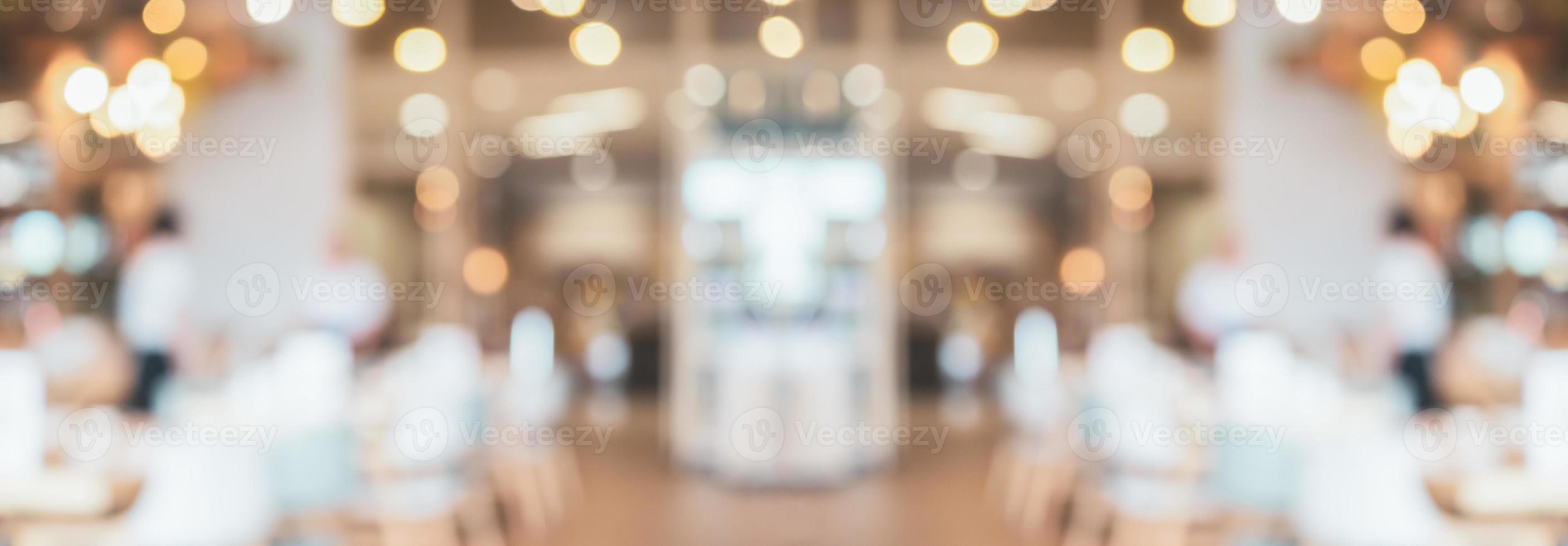 cafe restaurant interior blurred abstract vintage background photo