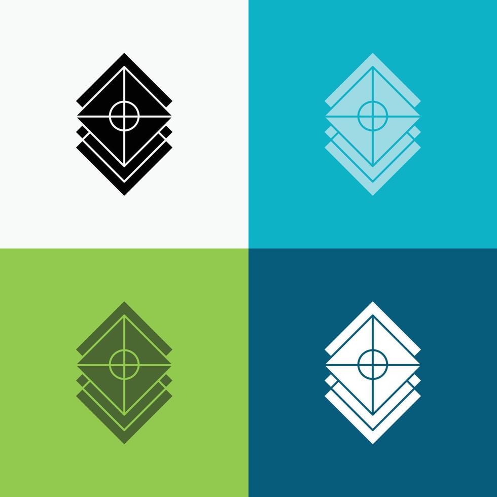 Arrange. design. layers. stack. layer Icon Over Various Background. glyph style design. designed for web and app. Eps 10 vector illustration
