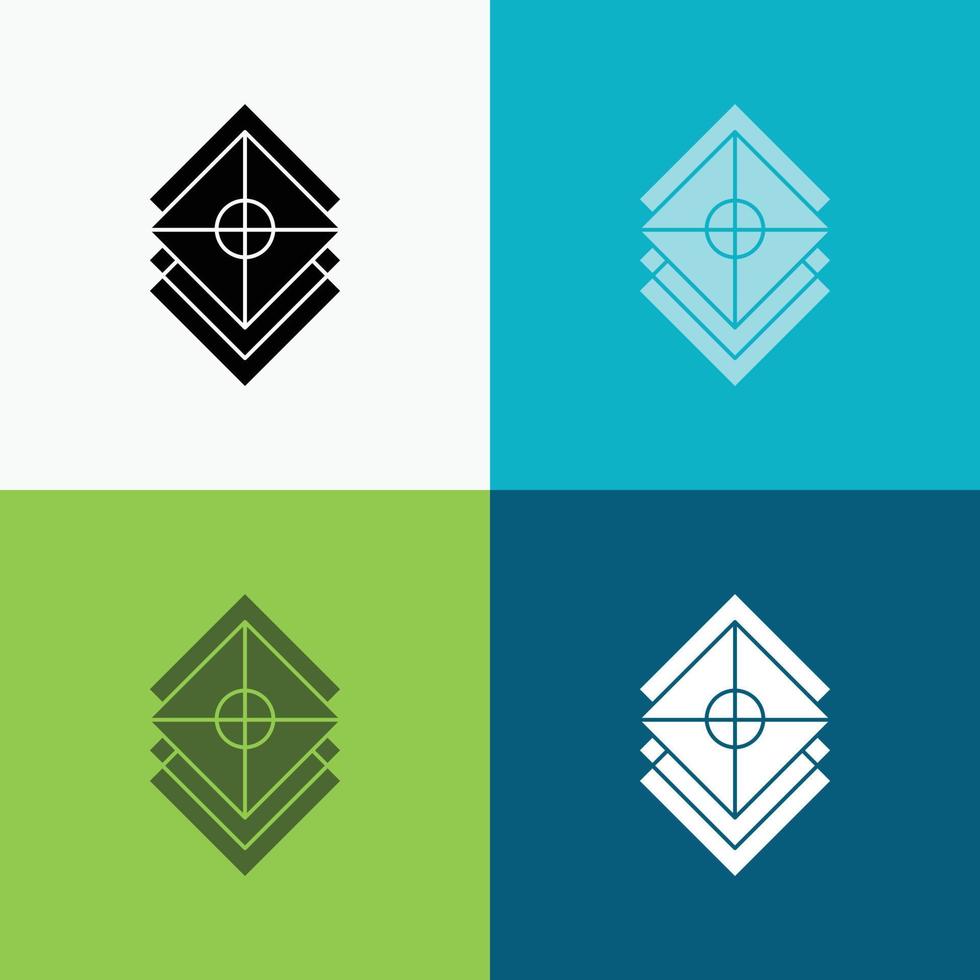 Arrange. design. layers. stack. layer Icon Over Various Background. glyph style design. designed for web and app. Eps 10 vector illustration