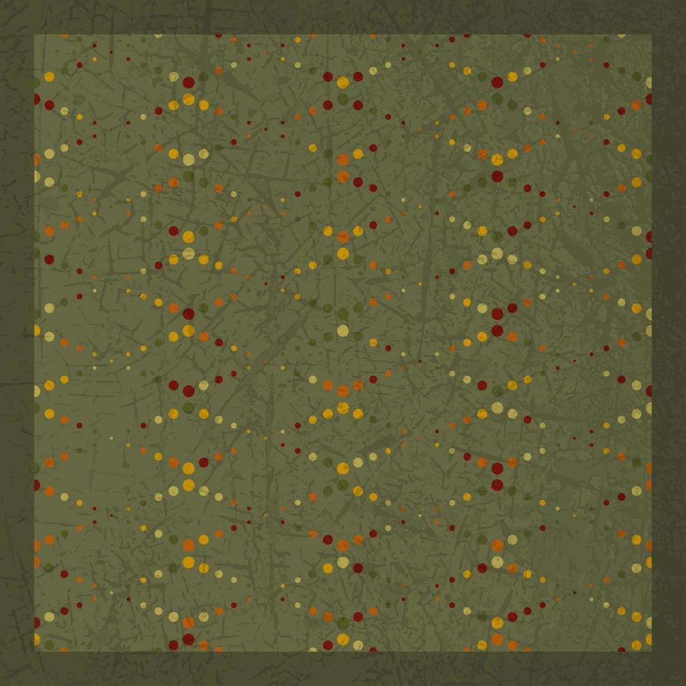 Artistic circles pattern scarf fabric texture. vector