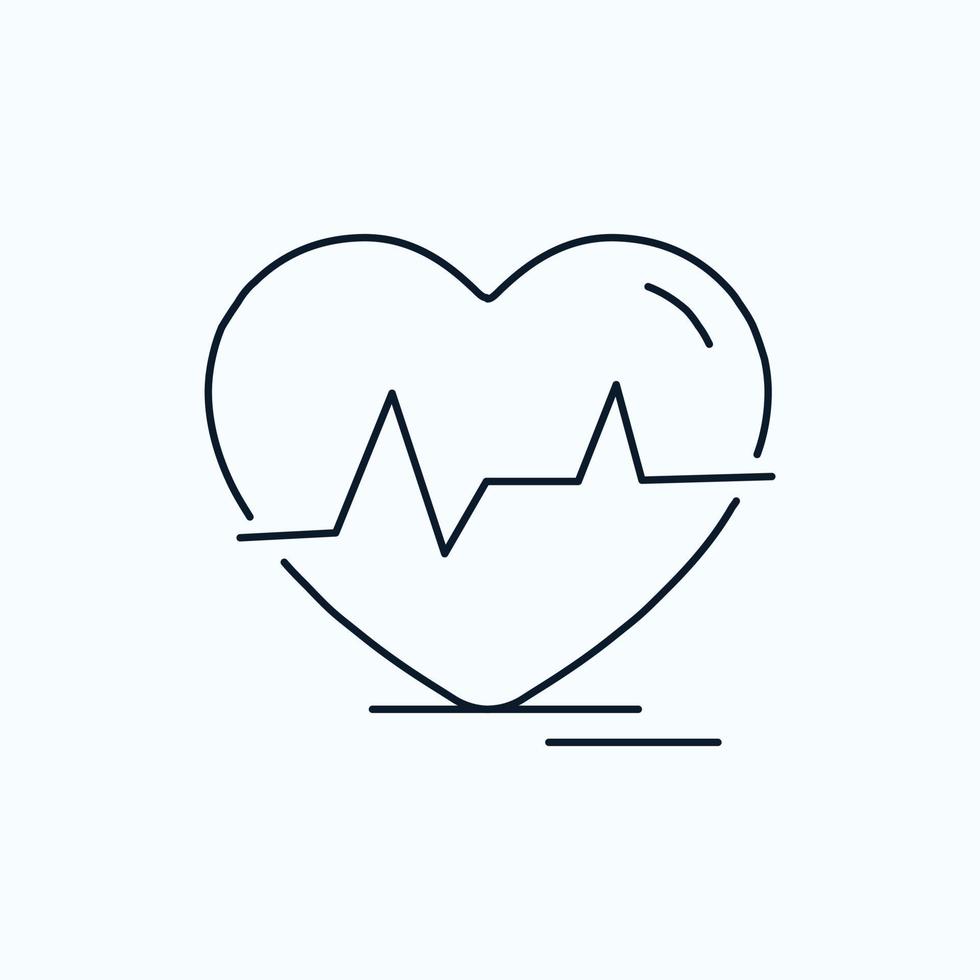 ecg. heart. heartbeat. pulse. beat Flat Icon. green and Yellow sign and symbols for website and Mobile appliation. vector illustration