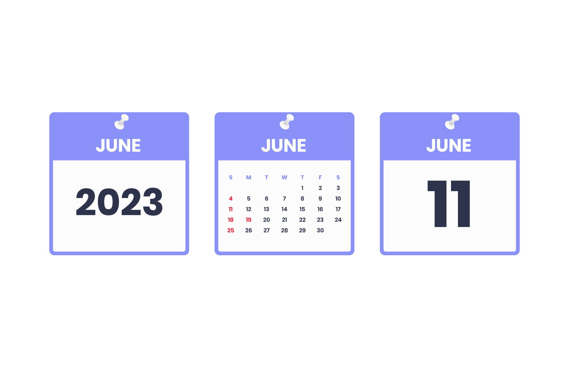 June Calendar Design June 11 2023 Calendar Icon For Schedule june-calendar-design-june-11-2023-calendar-icon-for-schedule
