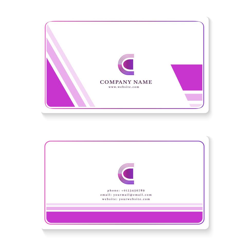 modern business card templates for digital printing purposes vector