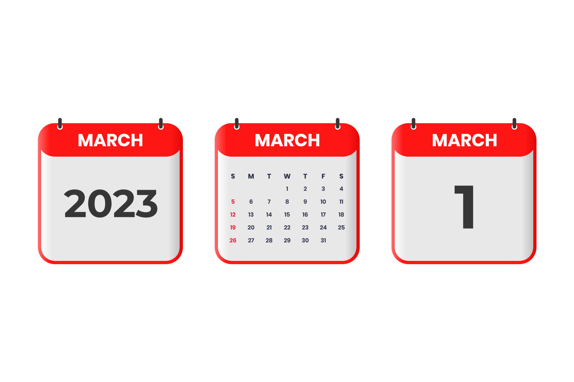 March 2023 calendar design 1st March 2023 calendar icon for schedule March 2023 calendar design 1st March 2023 calendar icon for schedule