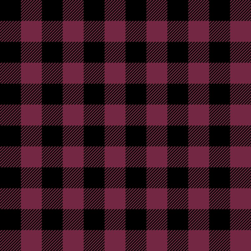 Maroon and Black plaid pattern vector background, Tartan fabric texture