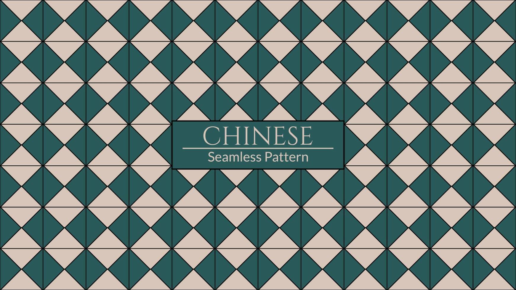 Hong Kong nostalgic style pattern. Vector seamless Hong Kong traditional vintage pattern style floor textured background.