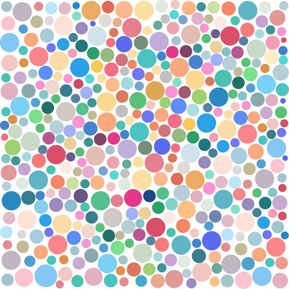Illustration circle multi colorful background and texture. vector