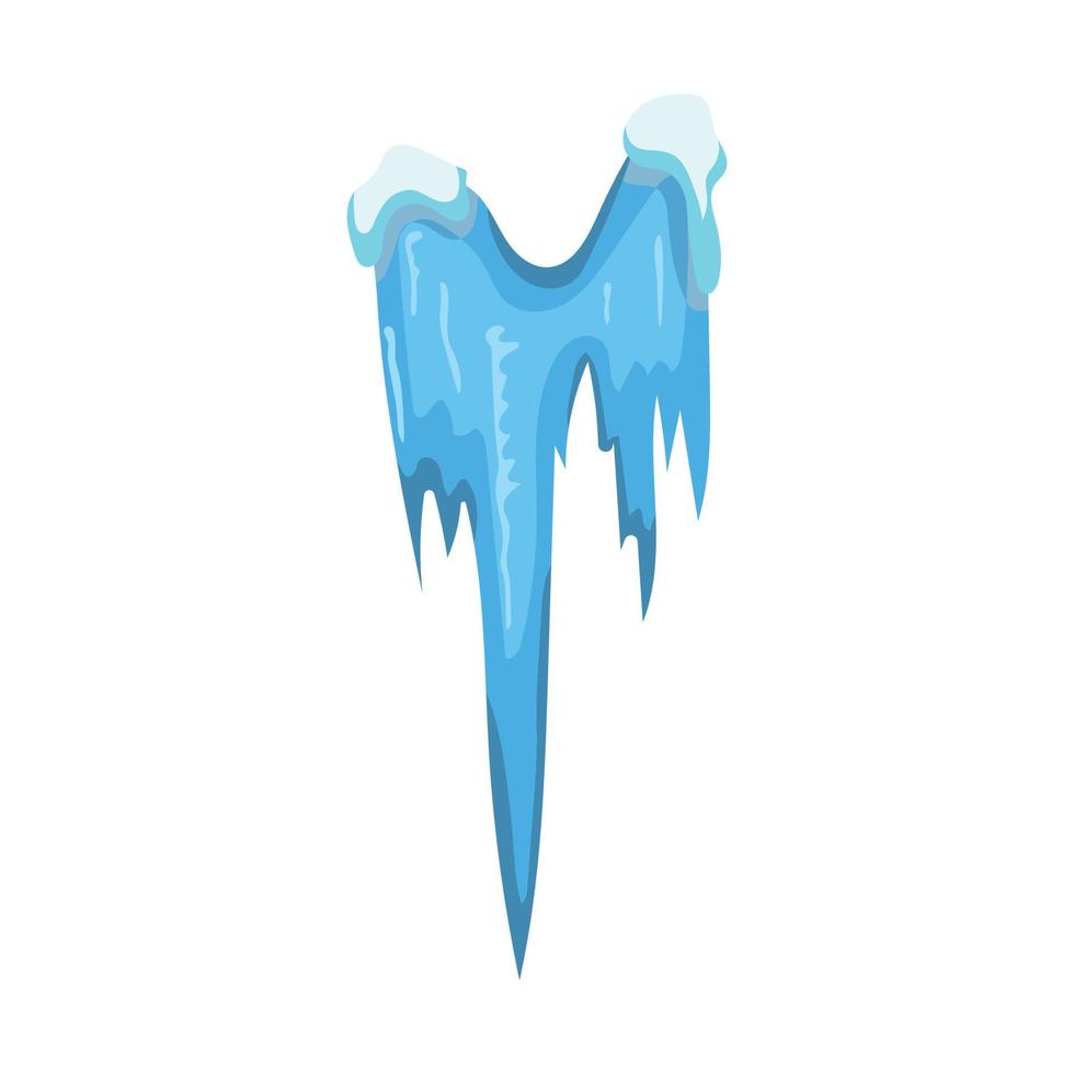 Illustration of icicles vector