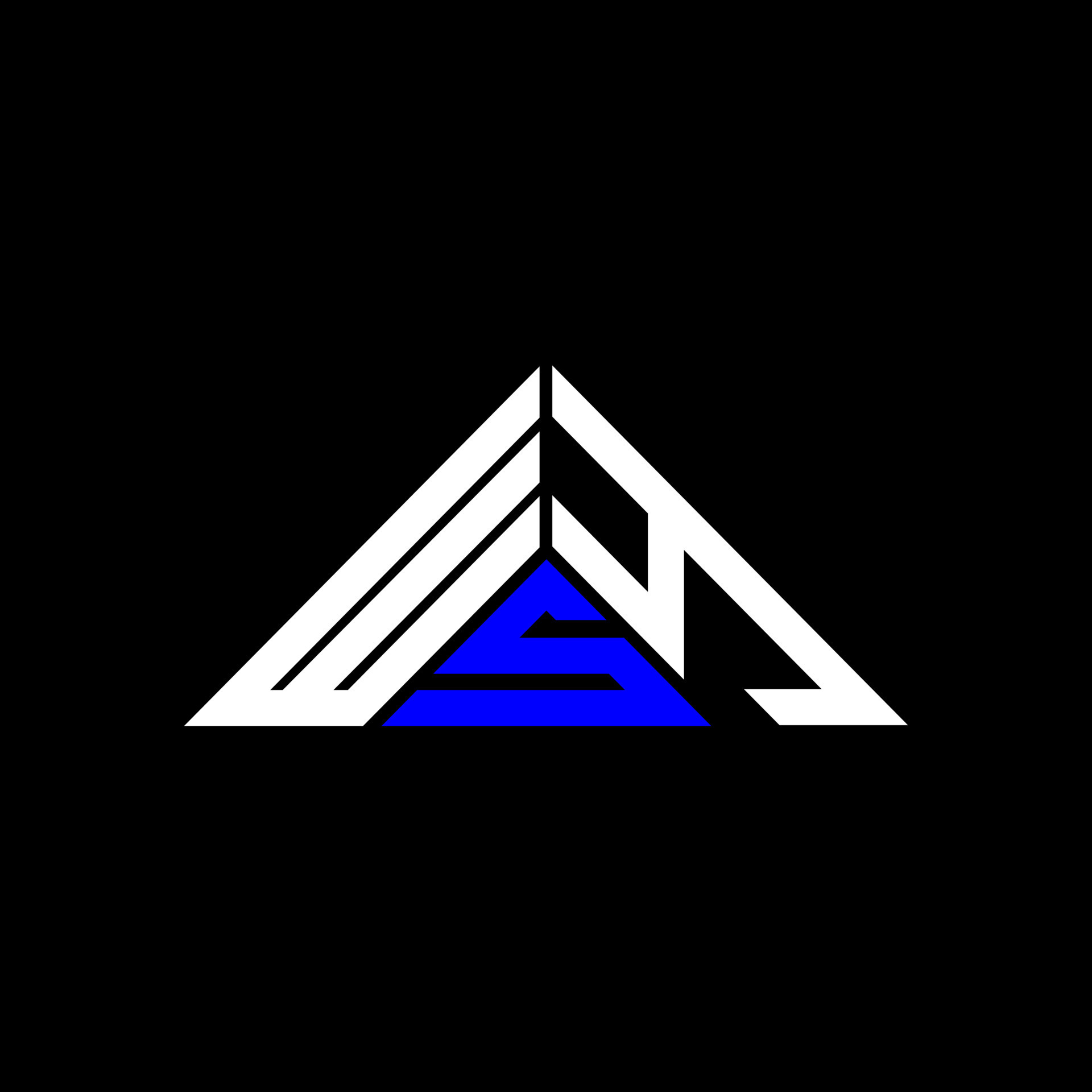 diseño creativo del logotipo de la letra wsy con gráfico vectorial